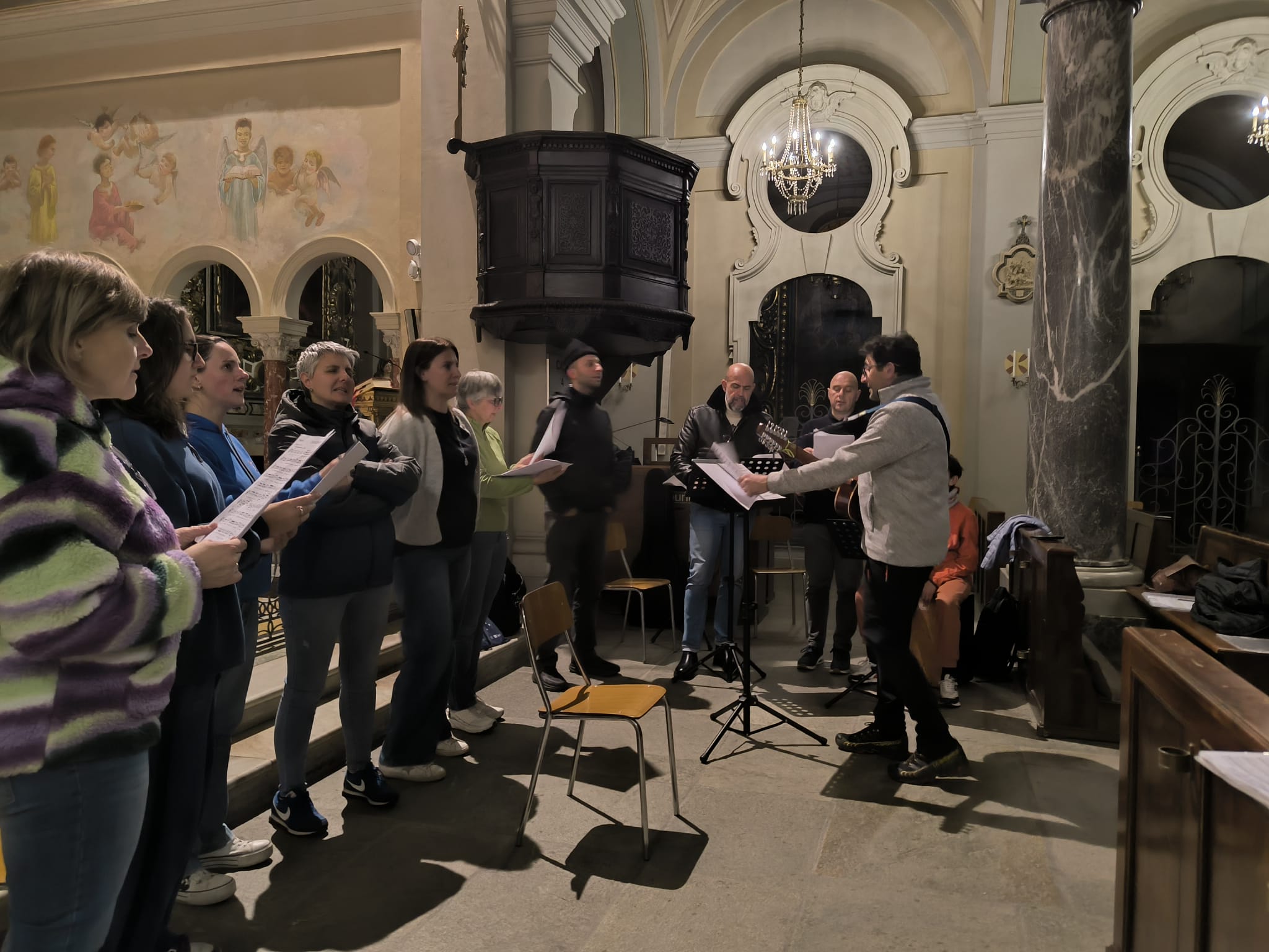 Il Coro alle prove